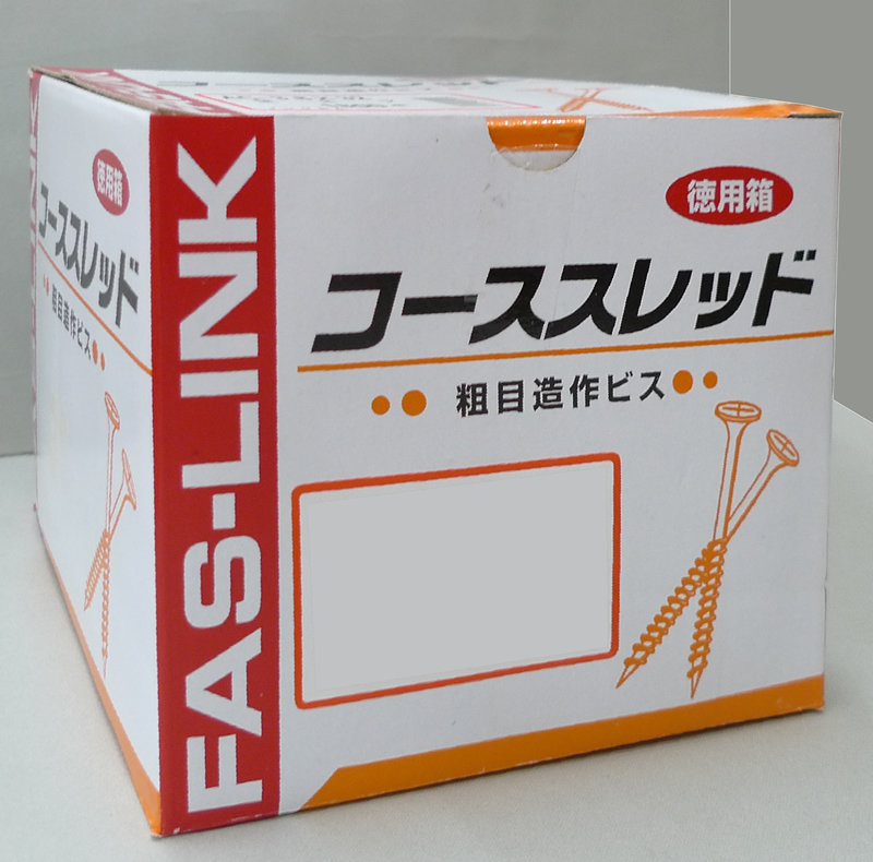 ＦＡＳリンクコーススレッド２５ｍｍ全ねじ約２０００本入徳用箱