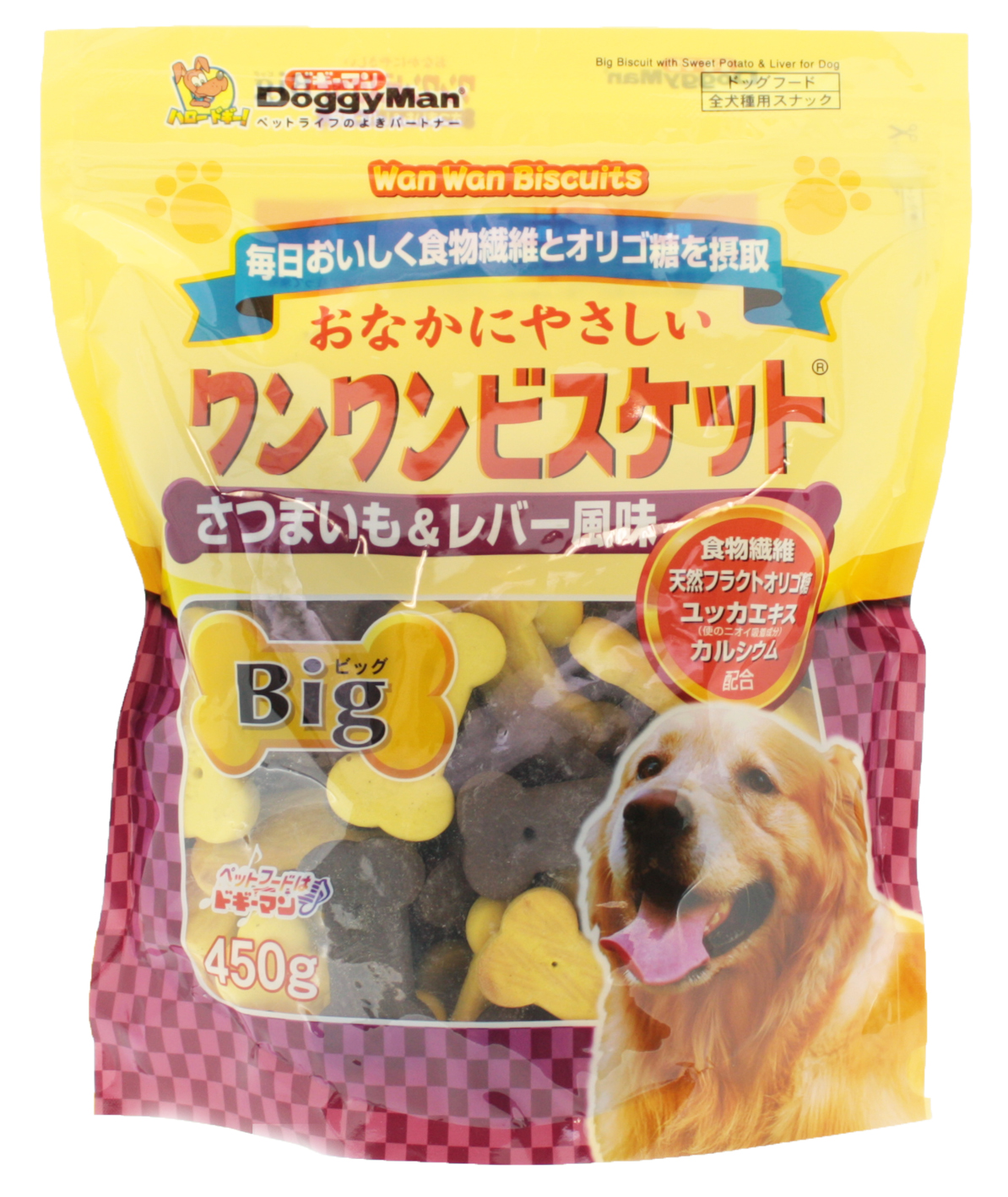 ワンワンビスケットｂｉｇ さつまいも レバー風味 ４５０ｇ ホームセンター ビバホーム 商品検索