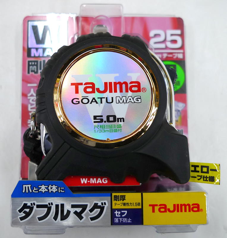 海外 TJMデザイン タジマ 剛厚Gロック-25 尺相当目盛 5m×25mm GAGL2550S discoversvg.com