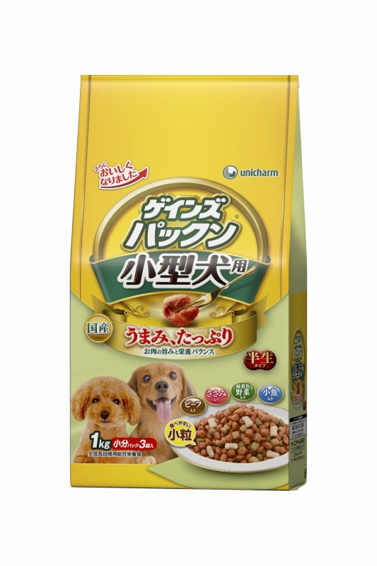 ユニチャーム ゲインズパックン 小型犬用 １ｋｇ ホームセンター ビバホーム 商品検索